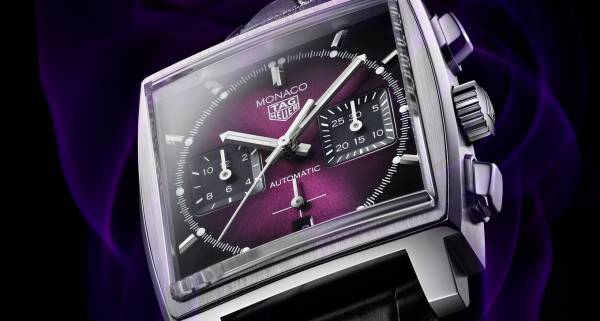 Watch of the Week TAG Heuer Monaco Purple Dial Limited Edition